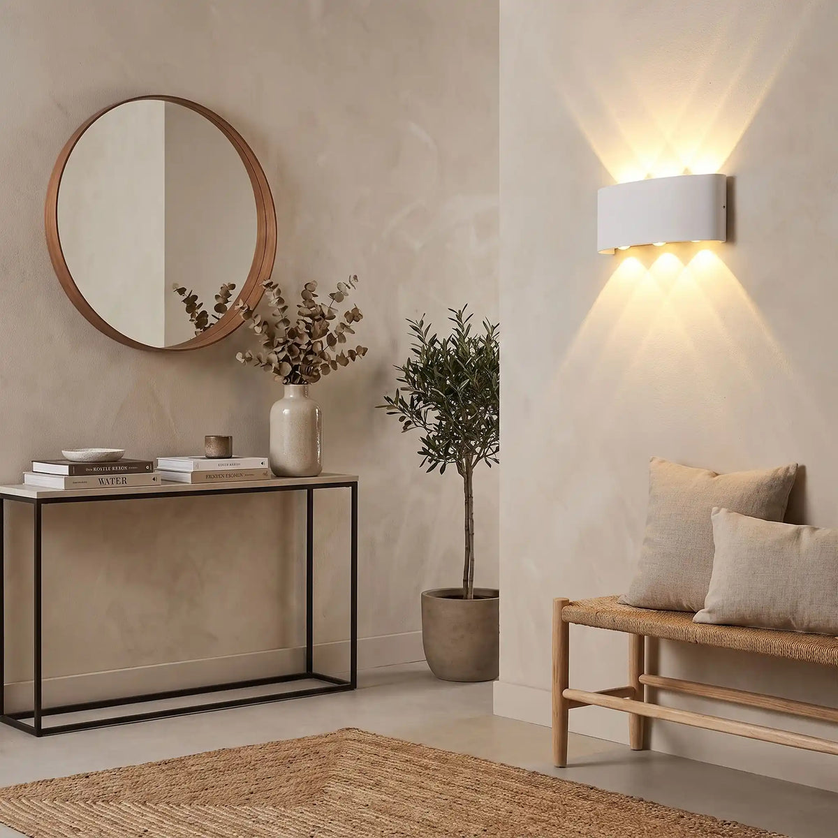Applique murale blanche 6w